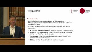 Richtig zitieren  Plagiate vermeiden [upl. by Llerrot]