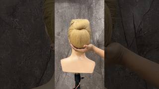 how to cover bunwith cotton backcombing trendingshorts [upl. by Halie961]