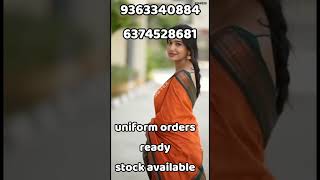 Christmasuniformsareesorders pongalsetsarees Christmas pongal elampillai uniform youtubeshort [upl. by Winny374]