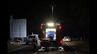 Landkreis NeuUlm Schwerer Verkehrsunfall am Ende eines Skiausfluges bei Weißenhorn [upl. by Clotilde]