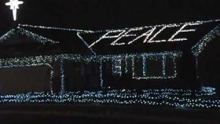 Christmas Light Show  Wonderful Christmas Time MPEG [upl. by Linoel758]