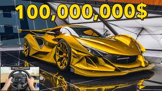 0 Vs 100000000 Car in Forza Horizon 5  Steering Wheels Gameplay [upl. by Morehouse416]