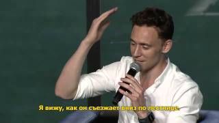 Conversation with Tom Hiddleston on Nerd HQ HD on July 21 2013 [upl. by Nimajeb]