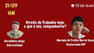 Direito do Trabalho hoje o que é isso companheires [upl. by Zadoc494]