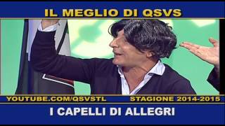 QSVS  CHIRICO E I CAPELLI DI ALLEGRI  TELELOMBARDIA [upl. by Sajovich]