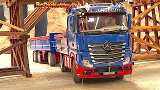 AMAZING RC TRUCK MODELS CONSTRUCTION MACHINES TRACTORS AT FAIR ERFURT p15 [upl. by Semele]