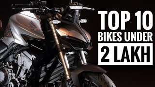 2024 Top 10 Best Bikes Under 2 Lakh On Road  Bikes Under 2 Lakh in India [upl. by Karena]