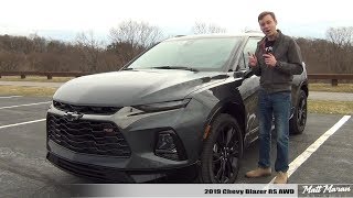 Review 2019 Chevy Blazer RS AWD [upl. by Cibis]