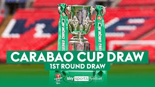 Carabao Cup first round draw 🏆 [upl. by Ilujna]