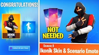 How to Get IKONIK Skin amp SCENARIO Emote For FREE In FORTNITE [upl. by Anitap]