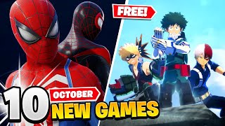 10 New Games October 5 FREE GAMES [upl. by Kenimod311]