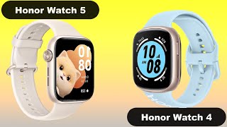 Honor watch 5 vs Honor watch 4 [upl. by Einna594]