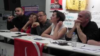 Anasse Cheminot du Bourget au meeting avec Philippe Poutou à Paris 8 le 732017 [upl. by Nesmat]