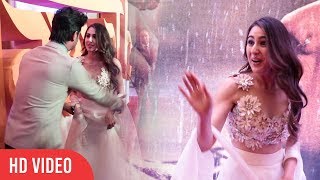 Sara Ali Khan Cute Moment With Sushant Singh Rajput  Kedarnath Official Trailer Launch [upl. by Ymmot]