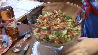 Broccoli Salad Best Old Fashioned Southern Salad Recipes [upl. by Ariik]