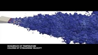 Dynamic mode decomposition of a screeching rectangular jet [upl. by Towland]