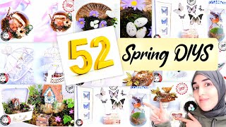 ❤52 UNIQUE SPRING DIY DECOR CRAFT IDEAS 🌸 Make to Gift or Sell [upl. by Kenrick]