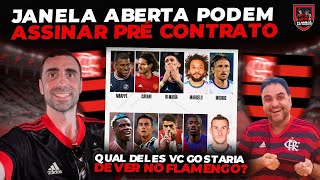 JANELA EUROPÉIA ABERTA QUAL DESSES JOGADORES VC GOSTARIA DE VER NO FLAMENGO [upl. by Bucher]