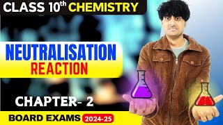 Neutralisation reaction  acids bases and salts  class 10 chemistry 202425 ncert book [upl. by Oralee]