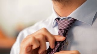 How to Tie a Pratt Knot  Mens Fashion [upl. by Eekram634]