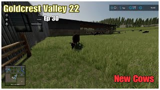 Goldcrest Valley 22 FS 22 Ep 30 Timelapse New Cows [upl. by Yesac]