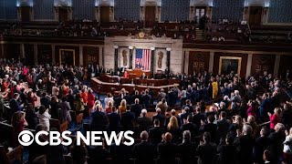 House votes on bill to avoid government shutdown  CBS News [upl. by Milah151]