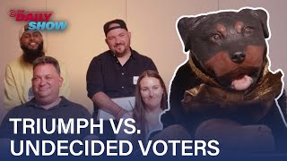 Triumph the Insult Comic Dog Unloads on Undecided Voters  The Daily Show [upl. by Htedirem]