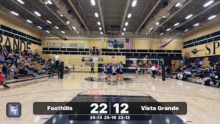 Foothills vs Vista Grande  Varsity [upl. by Yssej]