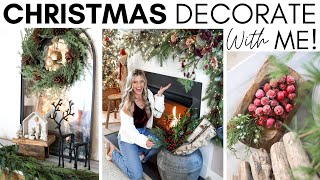 CHRISTMAS DECORATE WITH ME  HOLIDAY DECORATING IDEAS  CHRISTMAS DECORATING IDEAS 2023 [upl. by Eceinal]