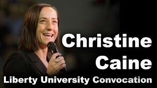 Christine Caine  Liberty University Convocation [upl. by Eirek]