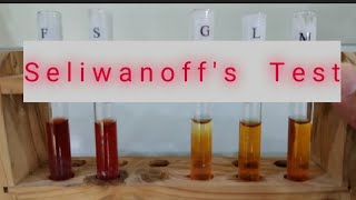 Carbohydrates Color Reaction Seliwanoffs Test [upl. by Seiden]