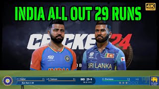 Indian Cricket team All out for 29 Runs Against Sri Lanka [upl. by Bil]