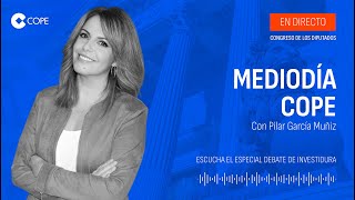 Mediodía COPE Especial debate de investidura de Feijóo desde el Congreso [upl. by Llevart398]