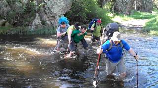 Fording a river in the Black Hills [upl. by Emylee]