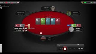 High Stakes Poker 🔥 AA Cracked [upl. by Ennael33]