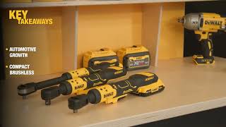 DEWALT® DCF513N XJ 18V XR Brushless 38quot Cordless Ratchet [upl. by Utir]