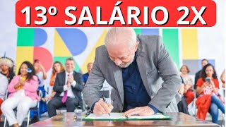 SAIU NO DIÁRIO OFICIAL 13º SALÁRIO ABONO ANUAL PARA OS APOSENTADOS 2x NO ANO PAGAMENTOS LIBERADOS [upl. by Sabelle27]