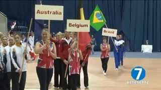 CERIMONIA DI APERTURA AI MONDIALI DI TWIRLING 2014 [upl. by Tumer]