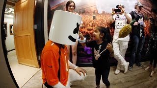 Marshmello Makes a New Friend at Red Rocks [upl. by Odie662]