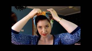 How to Tie a Headscarf [upl. by Anne-Corinne]