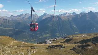 Fiesch  Aletsch  Eggishorn  summer in Switzerland  cable car gondola [upl. by Richmound]