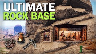 Starting the AMAZING ROCK BASE  Rust Solo Survival [upl. by Ashely994]