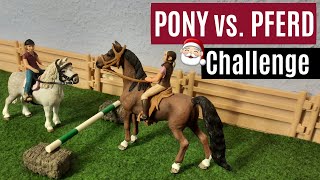 Pony 🆚️ Pferd Challenge 💥  Schleich 🎄 31220 [upl. by Manvell]