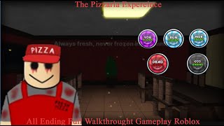 The Pizzeria Experience 🍕 All Ending Full Walkthought Roblox [upl. by Maddie420]