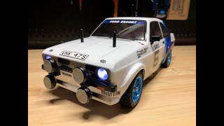 Tamiya Ford Escort Rally MK 2 MF01X Chassis [upl. by Gabrila]