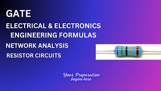 RESISTOR CIRCUITS NETWORK ANALYSIS [upl. by Cary]