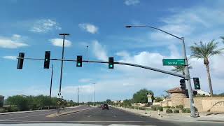 Driving around Gilbert and Chandler Arizona USA [upl. by Sergei]