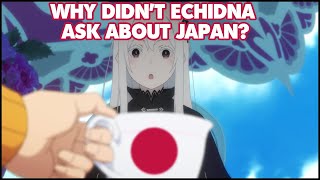 Why Didnt Echidna Ask About Japan  Re Zero Theory [upl. by Naltiac]