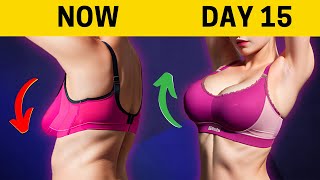 2 Exercises ONLY to Uplift Saggy Breasts in 15 Days 5 Min per Day [upl. by Adamok]