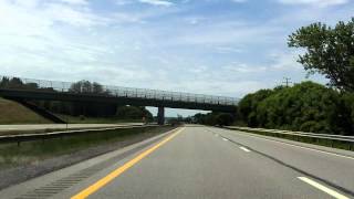 New York State Thruway Interstate 90 Exits 29A to 30 westbound [upl. by Fletcher]